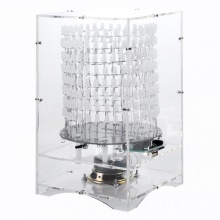 梦幻LED灯光立圈光立方音乐频谱电子DIY制作散套件APPMP3蓝牙音箱